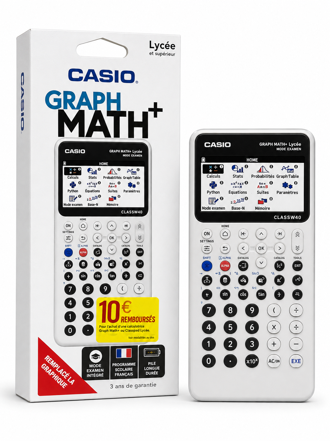 Casio Graph Math+ CLASSW40