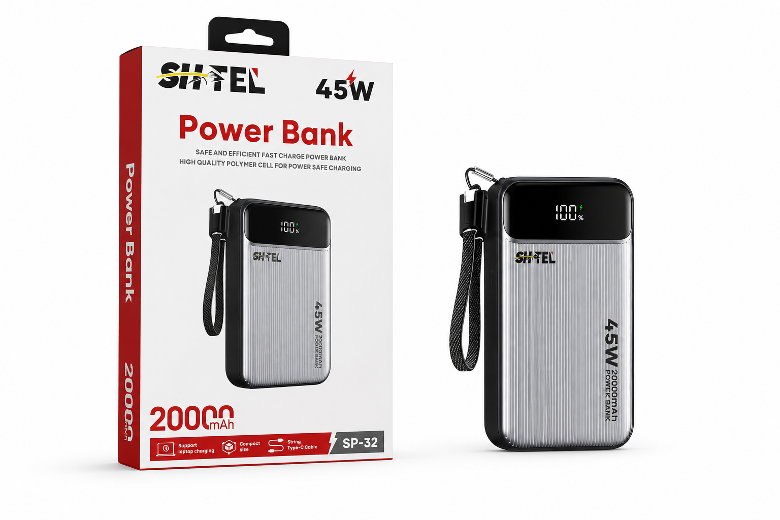 SHtel Power Bank 20000mAh 45W SP-32