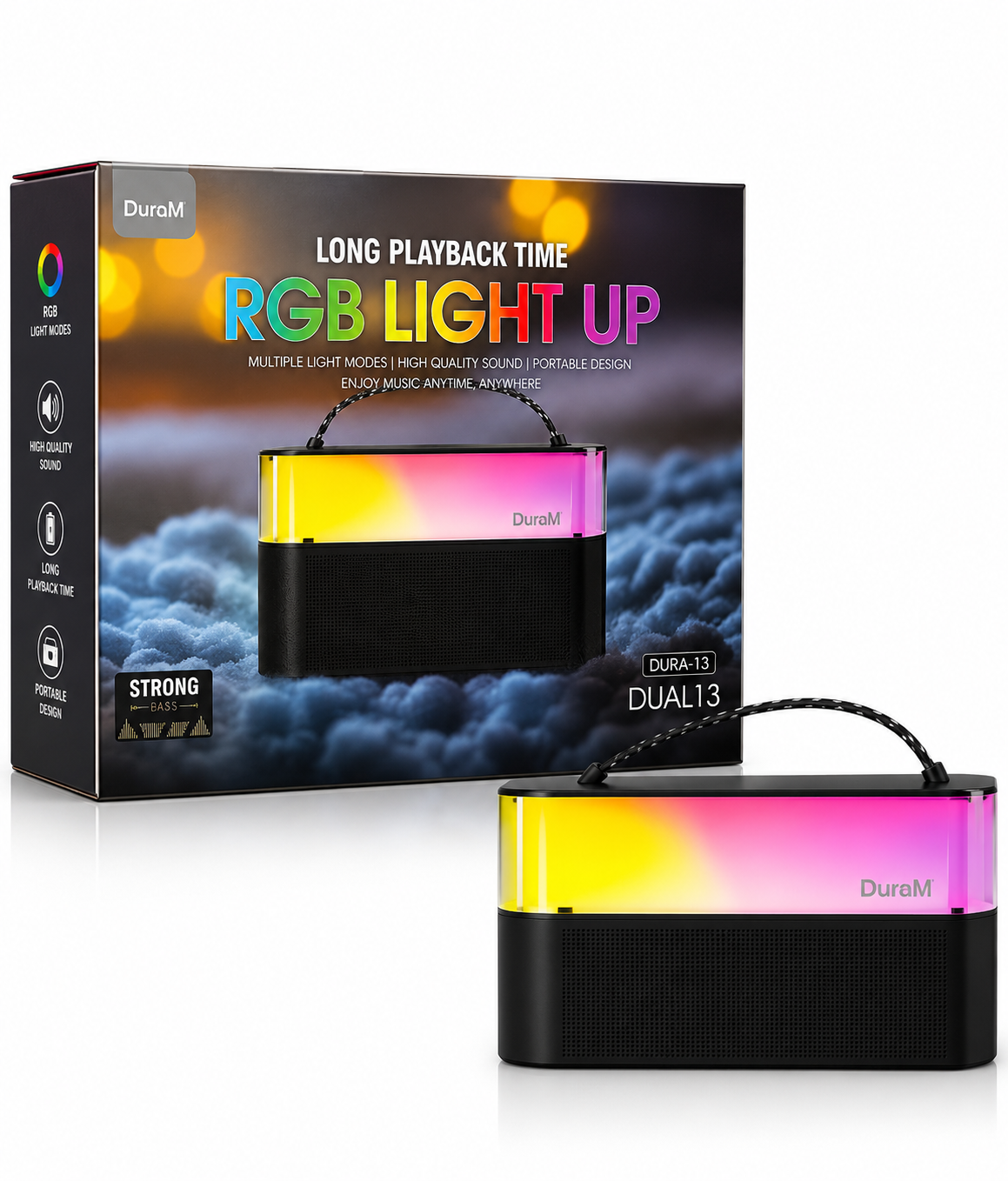 DuraM RGB Light-Up Bluetooth Speaker