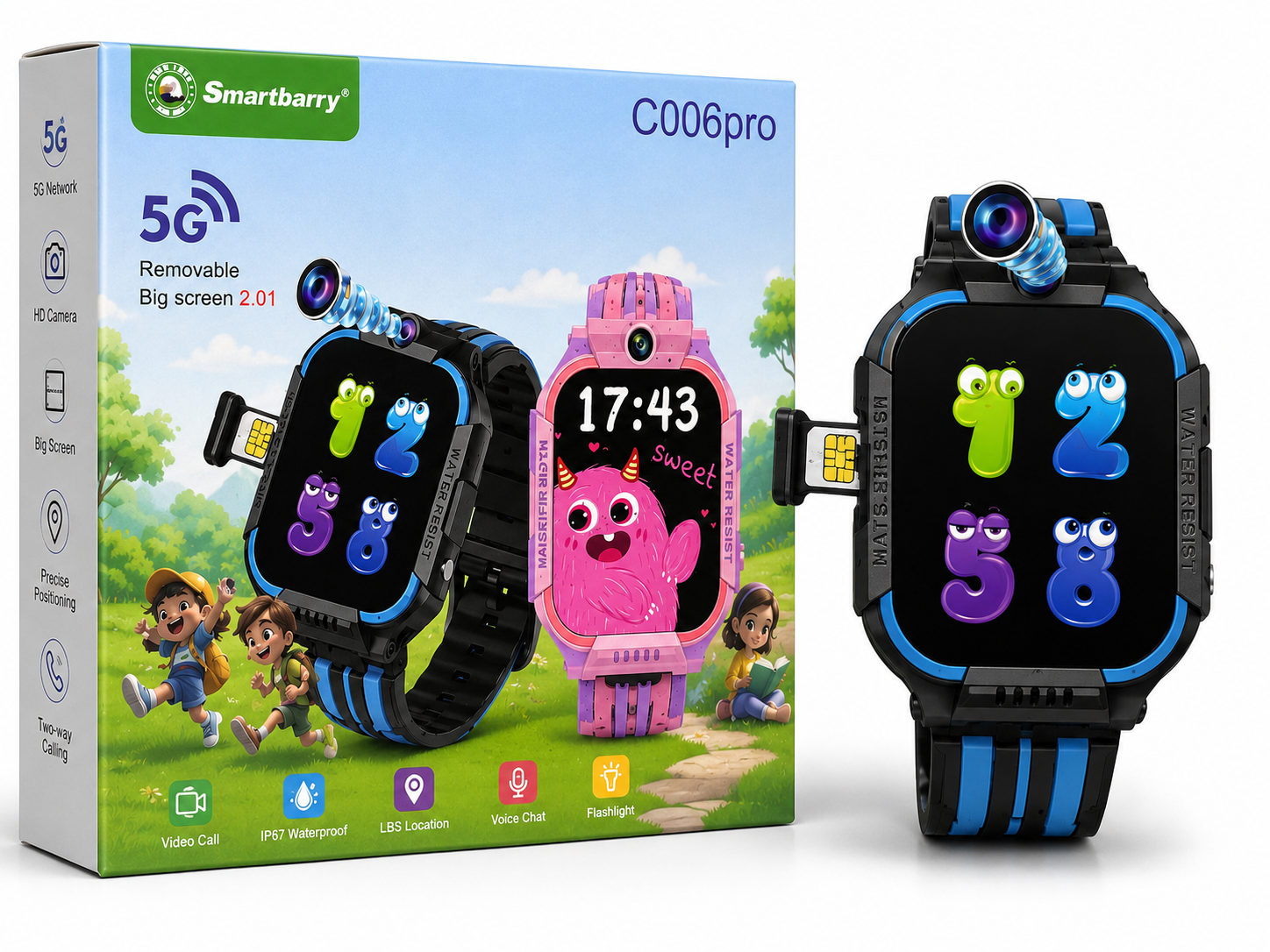Smartbarry C006pro Kids Watch